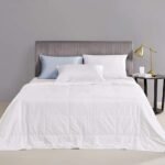 Silk Comforter with Cotton Shell and Long Strand Silk Floss
