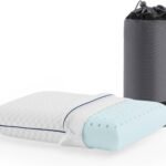 Travel Camping Memory Foam Pillow with Carry Bag and Gel Infusion