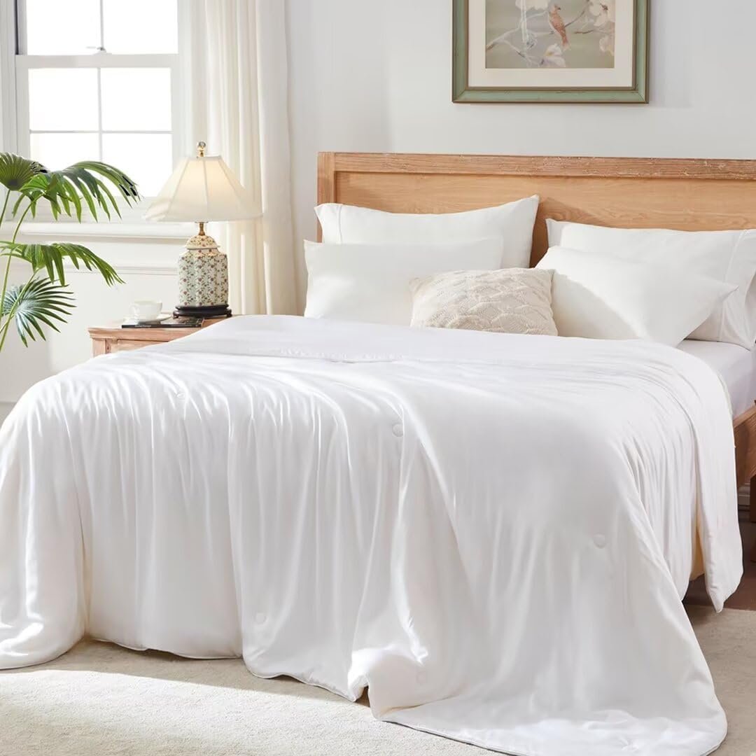 61ND2f0VLL._AC_SL1080_.jpg Bamboo Viscose Comforter with Soy Fiber and Seven Hole Fiber Fill - Image 1