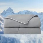 Cooling Comforter with Nylon Spandex Fabric and High Qmax