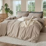 Hypoallergenic Linen Bedding Set with Full Perimeter Elastic